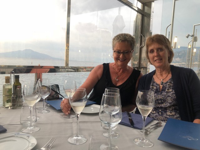 Sorrento dinner at the marina